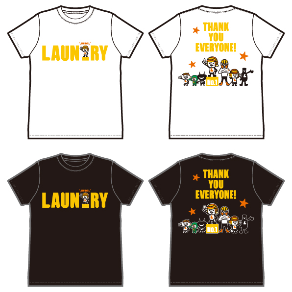 Laundryキャラクター総選挙tシャツのご紹介